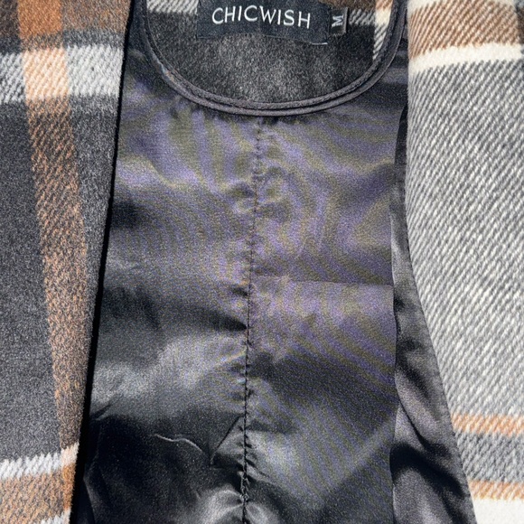 Chicwish Black Wool Blend Jacket - Picture 4 of 4